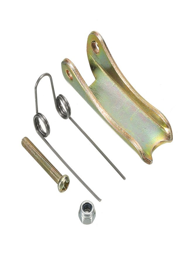 PATIKIL 1.7 Inch Hook Safety Latch Kit, 4 Pack Metal Towing Hitch Replacement for Clevis Hook Trailer, Golden Tone - Image 5